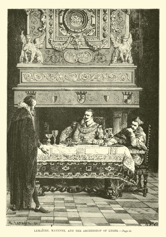Lemaitre, Mayenne y el Arzobispo de Lyon de French School