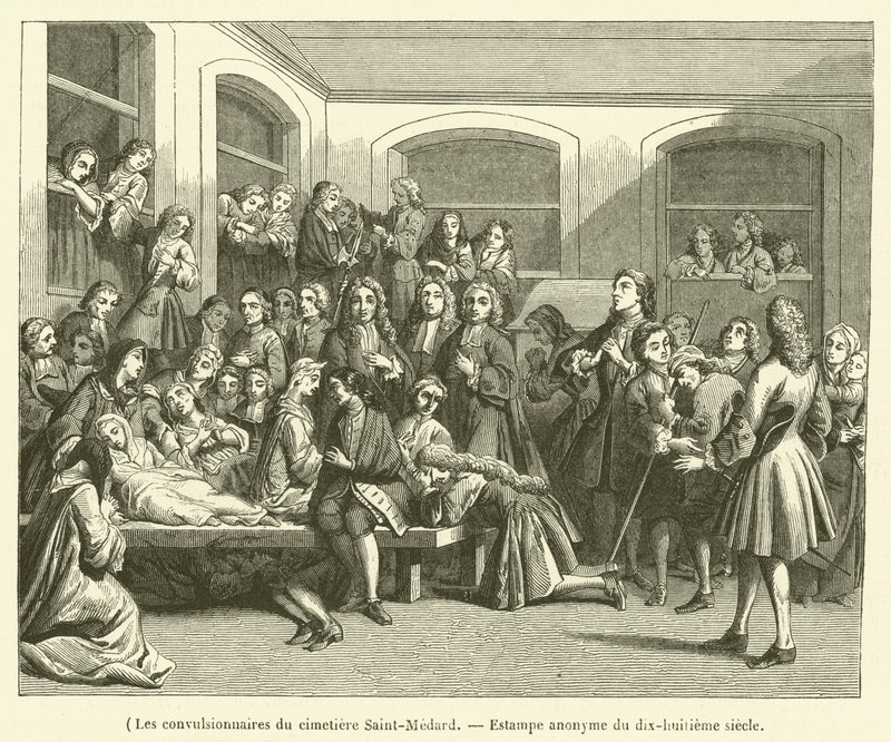Los convulsionarios del cementerio Saint-Medard de French School