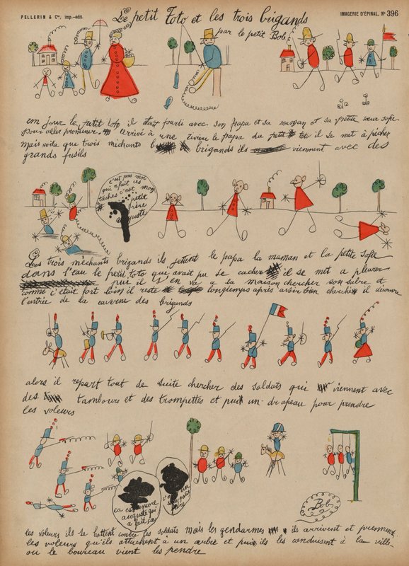 El pequeño Toto y los tres bandidos de French School