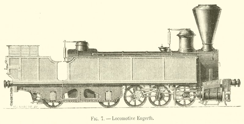 Locomotora Engerth de French School