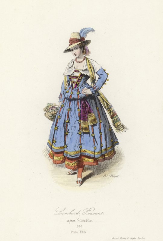 Campesino lombardo de French School