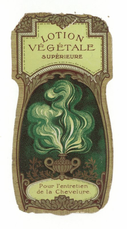 Etiqueta de Loción Vegetal Superior de French School