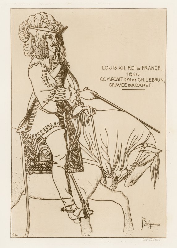 Luis XIII, Rey de Francia, 1640 de French School