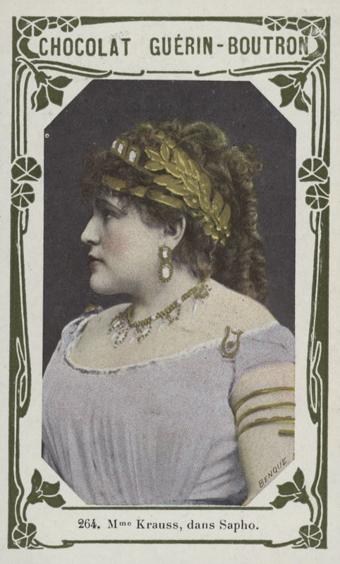 Madame Krauss, en Safo de French School
