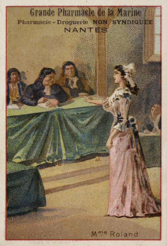 Madame Roland, revolucionaria francesa de French School