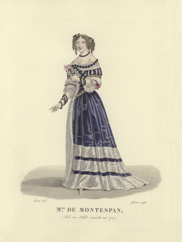 Madame de Montespan, amante del rey Luis XIV de Francia de French School
