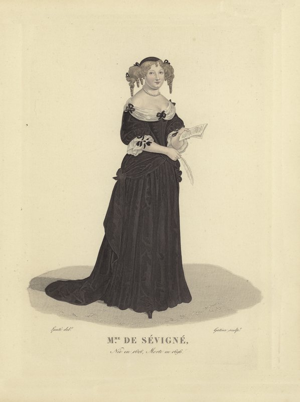 Madame de Sévigné, escritora francesa de French School