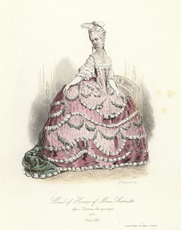 Dama de honor de María Antonieta de French School
