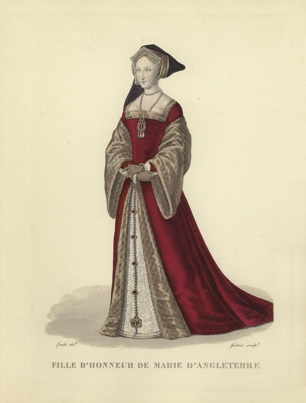 Dama de honor de María Tudor, tercera esposa del rey Luis XII de Francia de French School