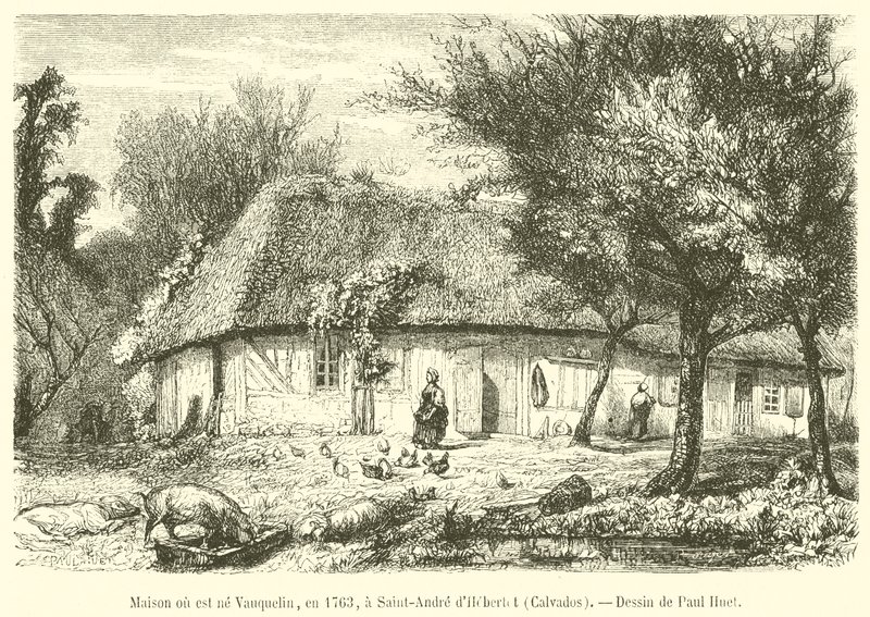 Casa donde nació Vauquelin, en 1763, en Saint-André d