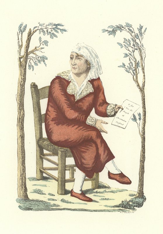 Marat en bata de French School