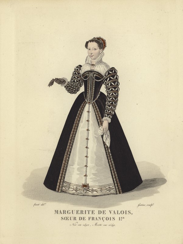 Margarita de Navarra, hermana del rey Francisco I de Francia de French School