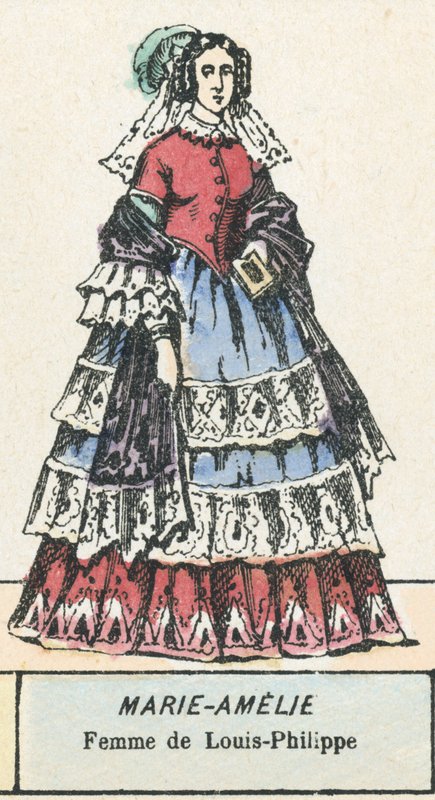 María Amelia, Esposa de Luis Felipe de French School