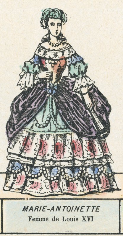 María Antonieta, esposa de Luis XVI de French School