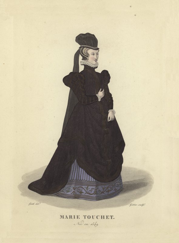 Marie Touchet, amante del rey Carlos IX de Francia de French School