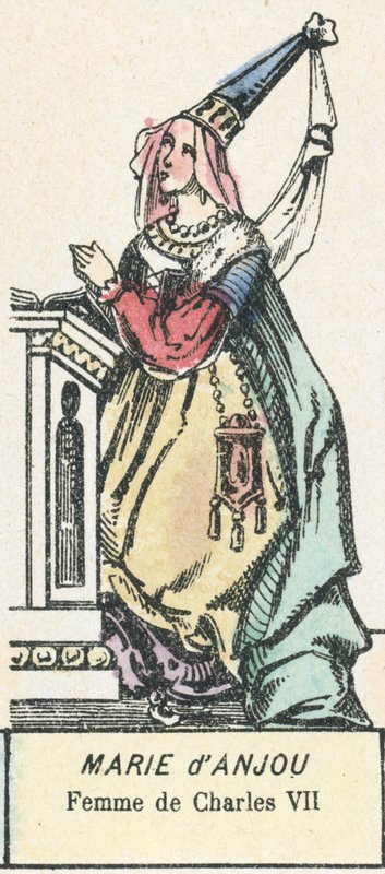 María de Anjou, esposa de Carlos VII de French School