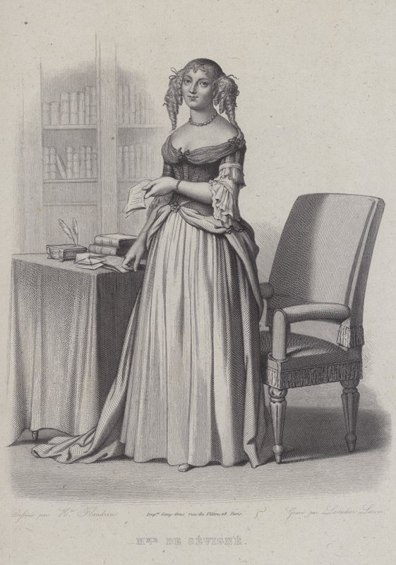 Marie de Rabutin-Chantal, marquesa de Sevigne, escritora francesa de French School