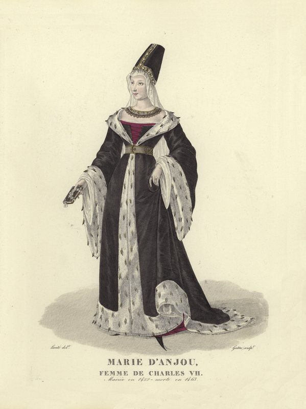 María de Anjou, esposa del Rey Carlos VII de Francia de French School