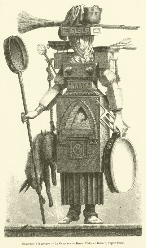 Mascaradas a la griega, La Cantinera de French School