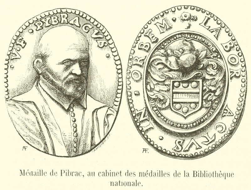 Medalla de Pibrac, en el gabinete de medallas de la Biblioteca Nacional de French School