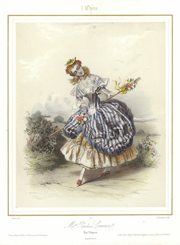 Melle Pauline Leroux en Pas Villageois de l