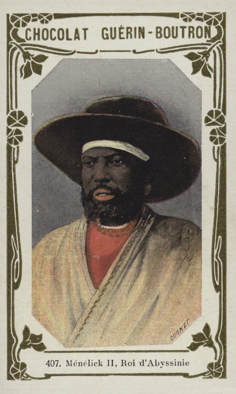 Menelik II, Rey de Abisinia de French School