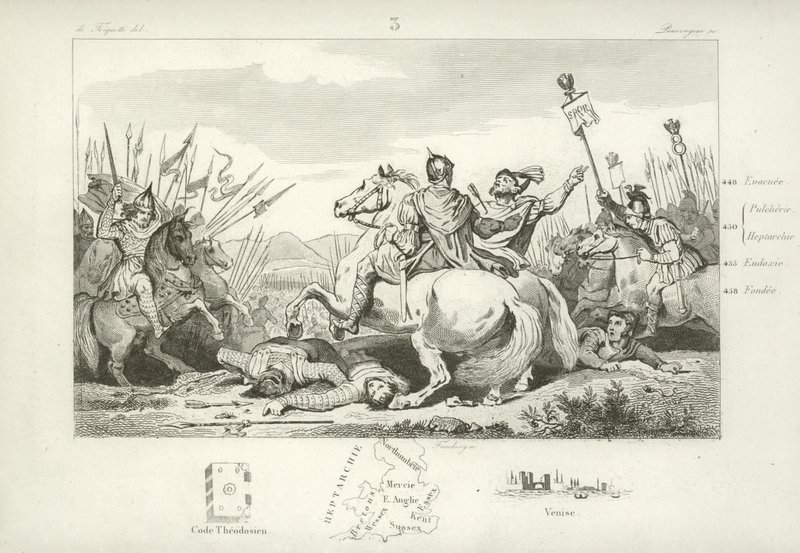 Meroveo, Rey de los Francos Salios de French School
