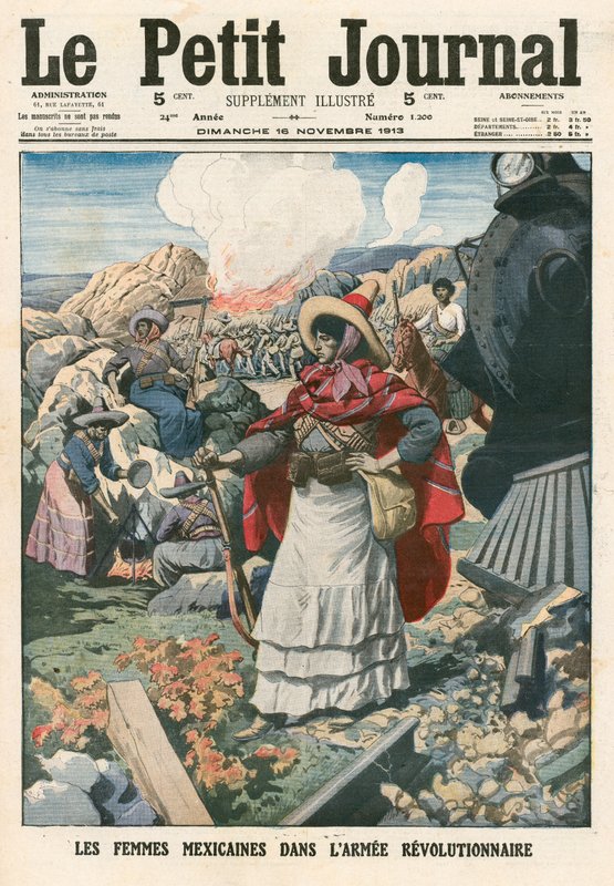 Mujeres mexicanas en el ejército revolucionario de French School