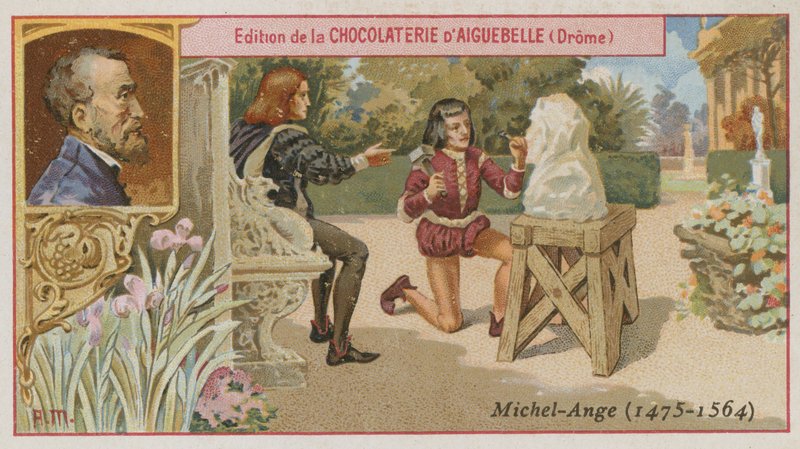 Miguel Ángel, artista italiano de French School