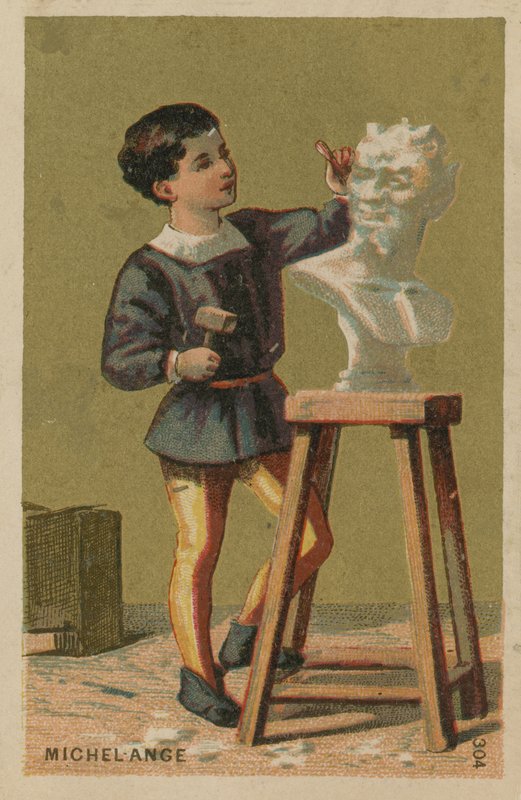 Miguel Ángel, artista italiano de French School