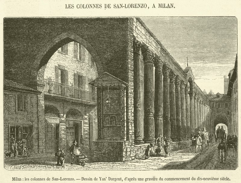 Milán, las columnas de San Lorenzo de French School