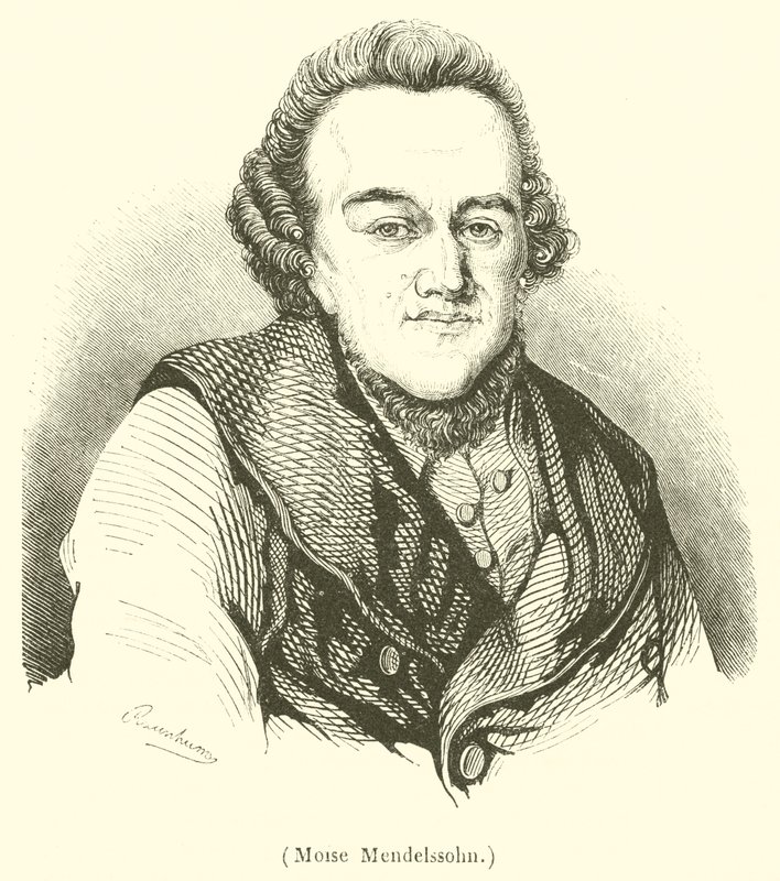 Moise Mendelssohn (grabado) de French School