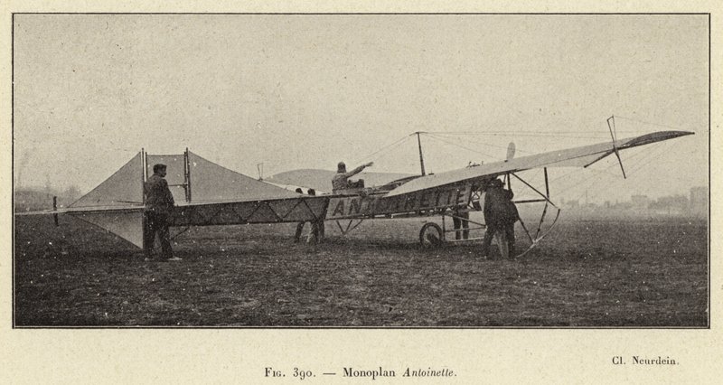 Monoplano Antoinette de French School