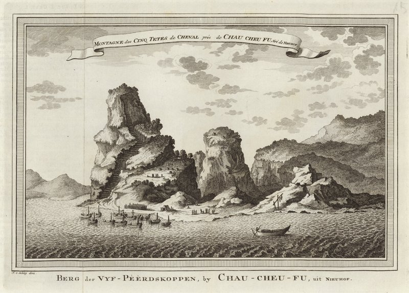 Montaña de las Cinco Cabezas de Caballo de French School