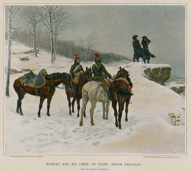 Moreau y su jefe de estado de French School
