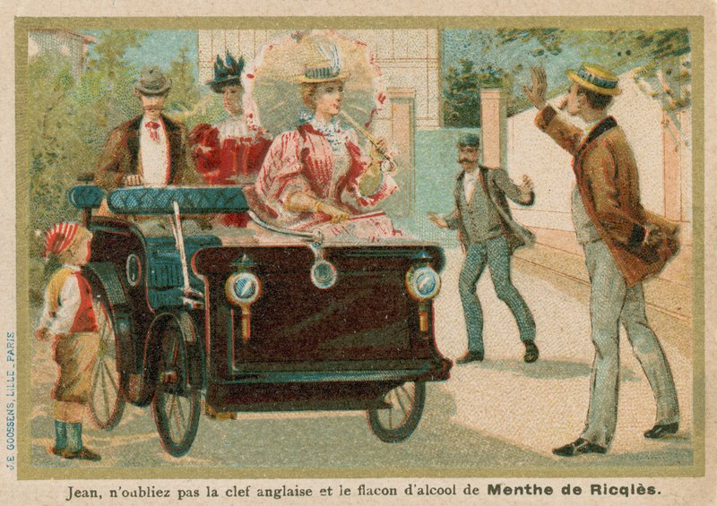 Escena de automovilismo de French School