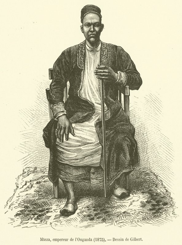 Mteza, emperador de Uganda de French School