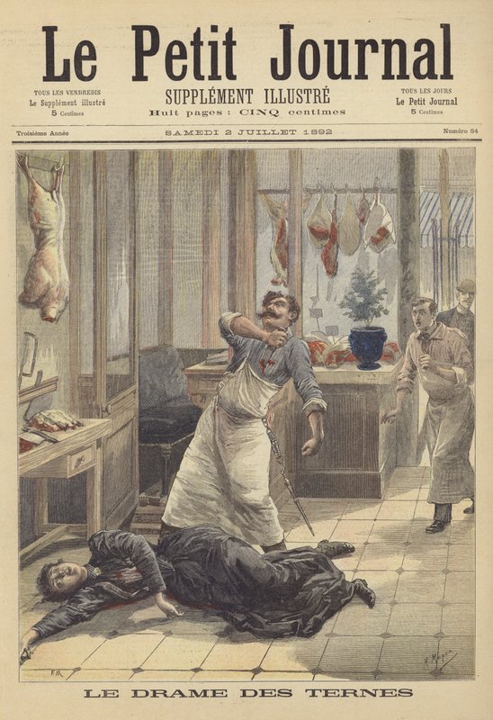 Asesinato en la Avenida des Ternes, París de French School