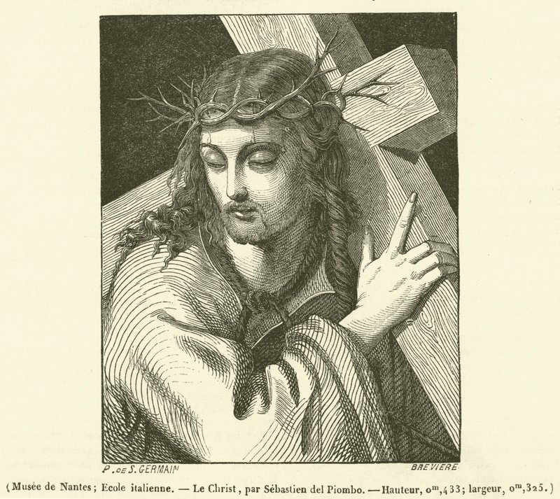 Museo de Nantes, Escuela italiana, El Cristo de French School