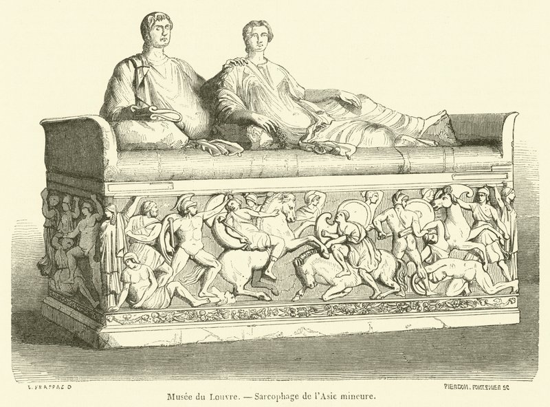 Museo del Louvre, Sarcófago de Asia Menor de French School