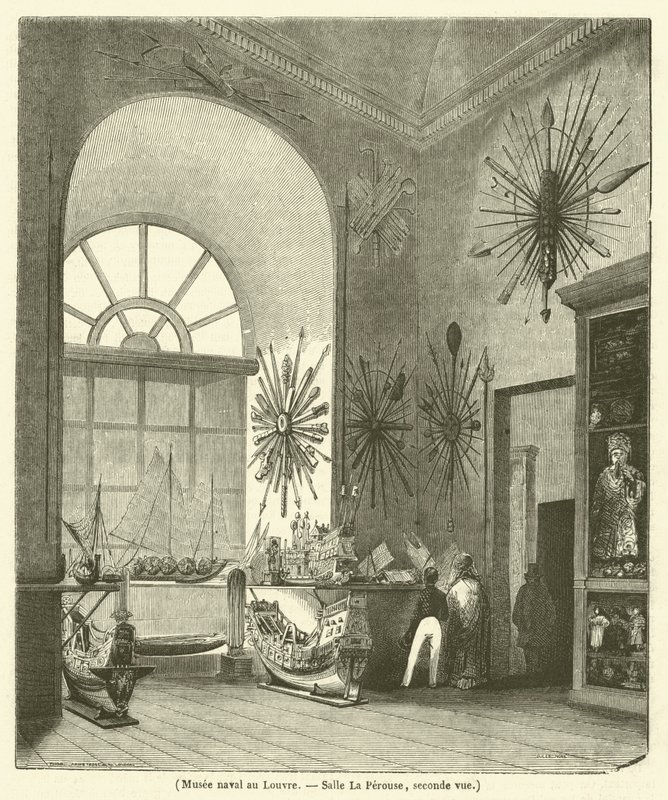 Museo naval en el Louvre, Sala La Perouse, segunda vista de French School