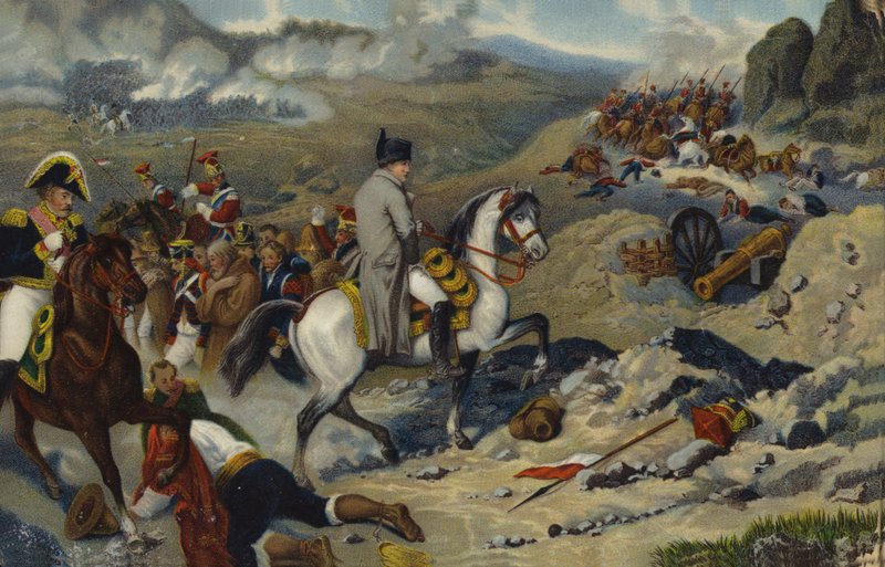 Napoleón I en Wagram de French School