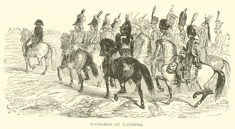 Napoleón en Bayona de French School