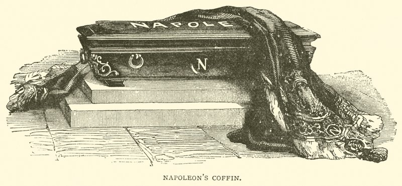 El ataúd de Napoleón (grabado) de French School