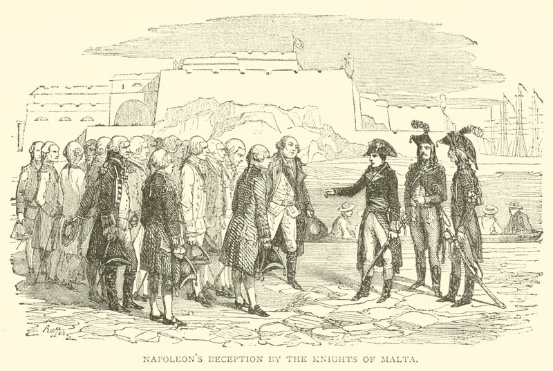 Recepción de Napoleón por los Caballeros de Malta de French School