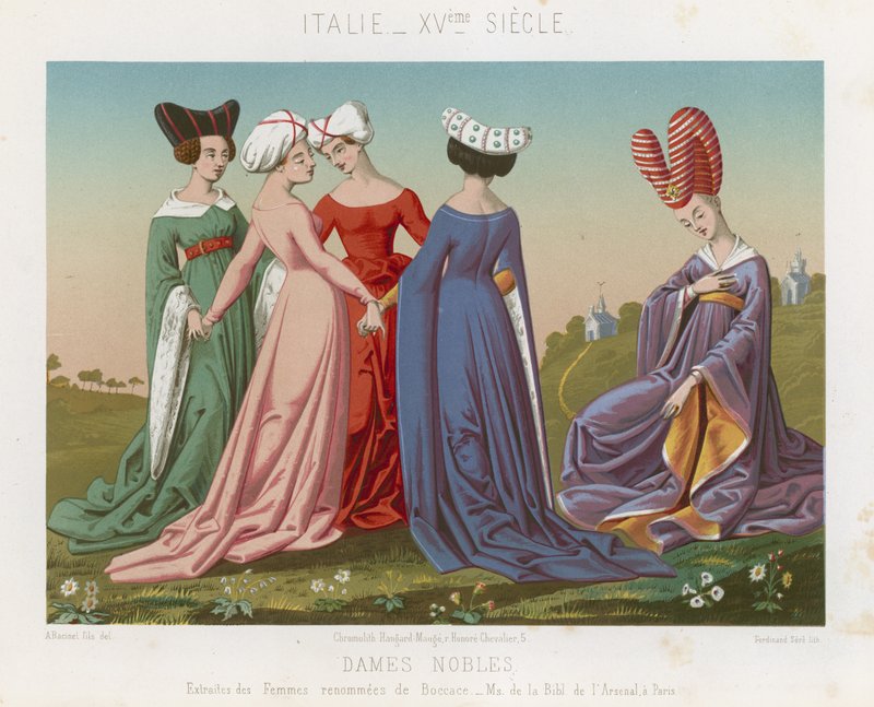 Mujeres nobles de French School