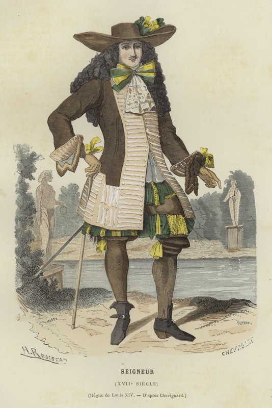 Noble, siglo XVII de French School