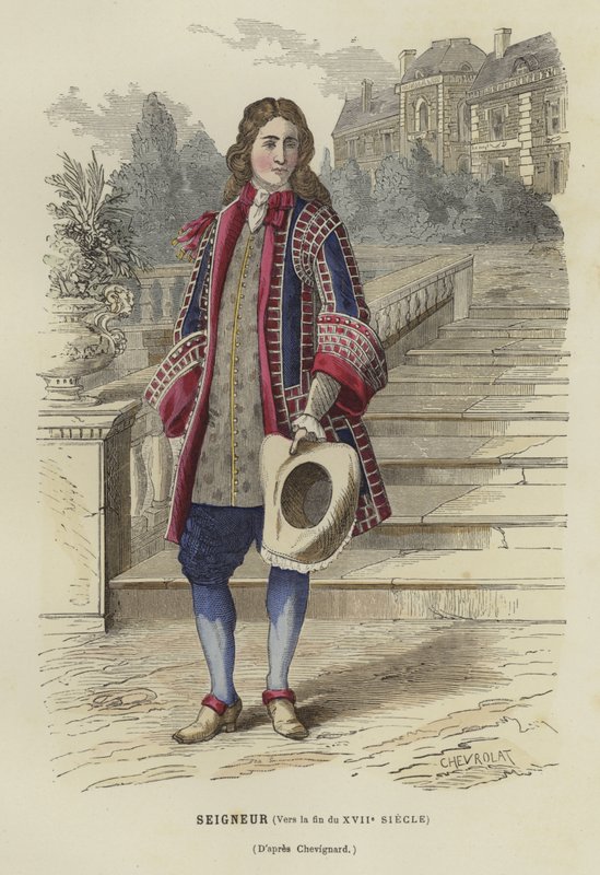 Noble, finales del siglo XVII de French School