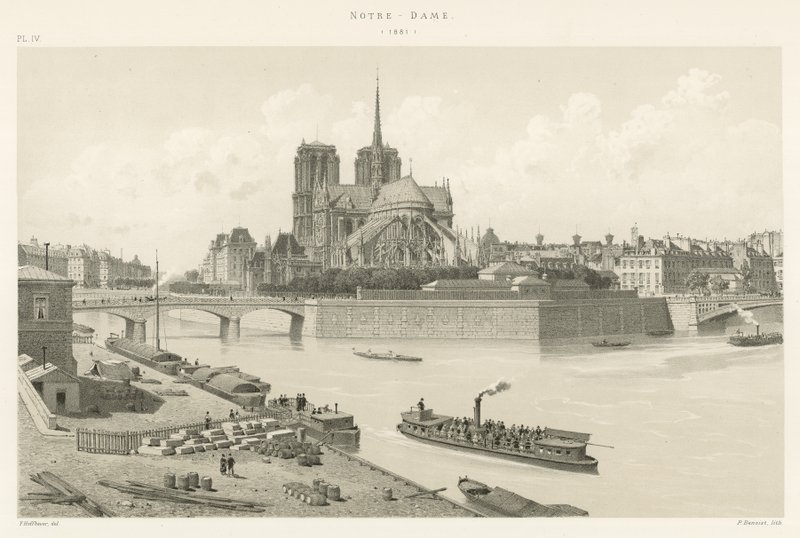 Notre-Dame, 1881 de French School