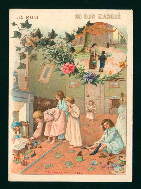 Noviembre y diciembre (cromolito) de French School